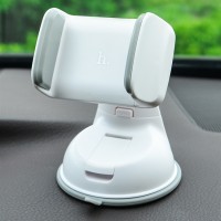  Universāls auto telefona turētājs Hoco CA5, windshield mounting, short fixing, white 